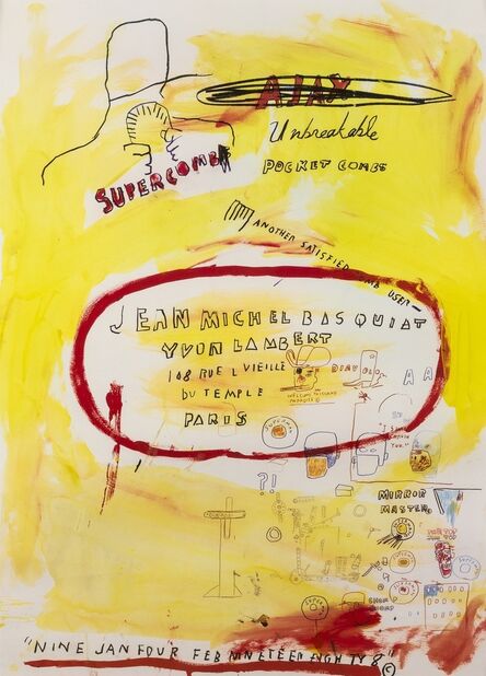 After Jean-Michel Basquiat, ‘Supercomb’, 1988