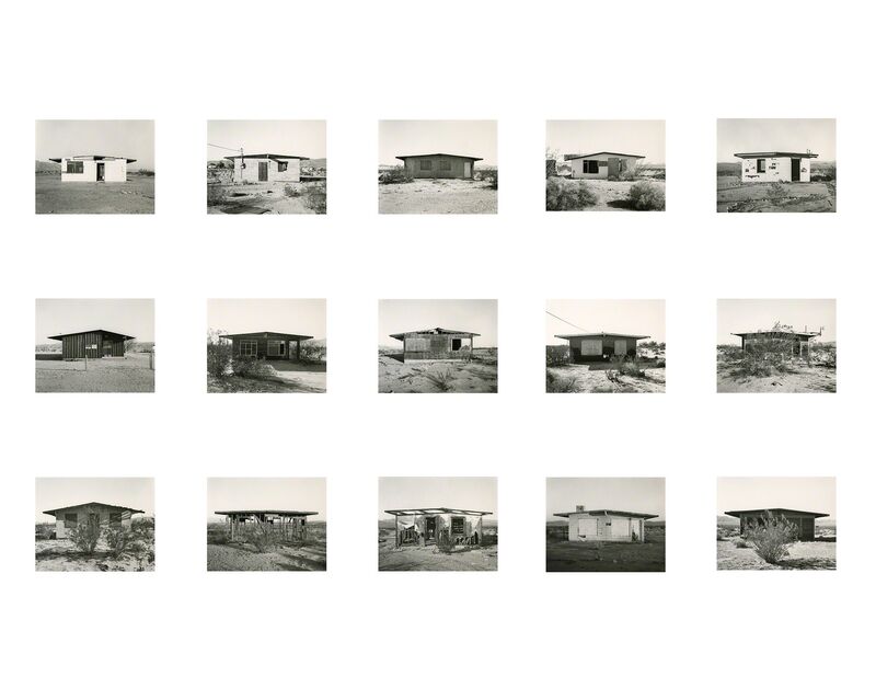 Mark Ruwedel, ‘Wonder Valley Survey’, 2013/2014, Photography, Fifteen Gelatin Silver Prints Mounted on Individual Archival Rag Boards, Yossi Milo Gallery
