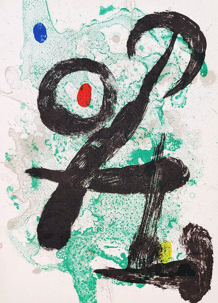 Joan Miró, ‘Le Faune (from Artigas) (Surrealist Art, Abstract Expressionism, Modern Art)’, 1963