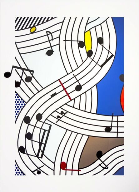 Roy Lichtenstein, ‘Composition 1’, 1996