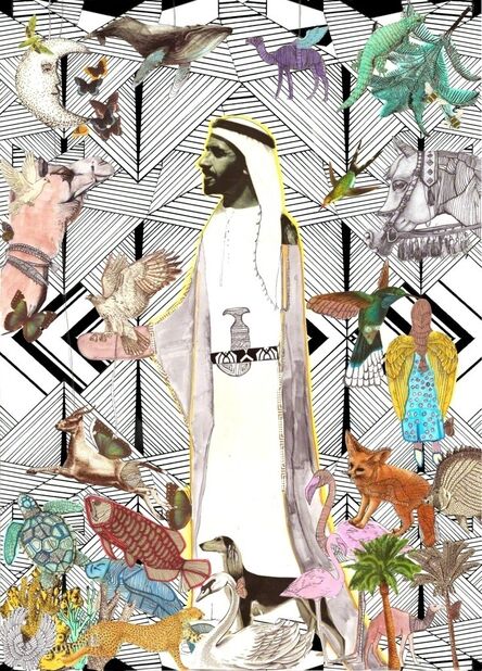 Amalie Beljafla, ‘The great ruler, Sheikh Zayed Bin Sultan’, 2016