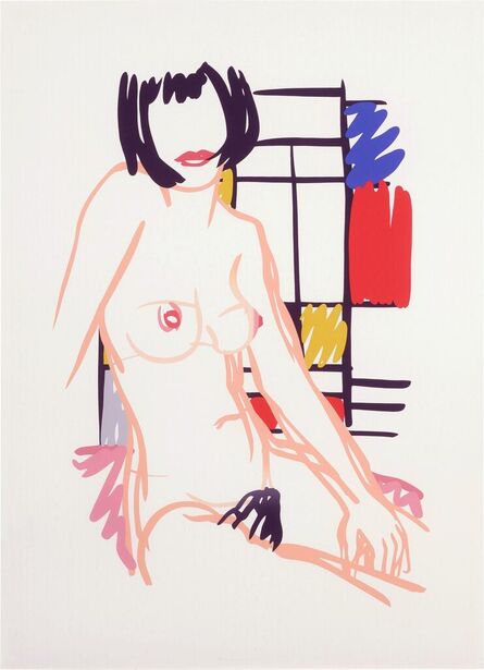 Tom Wesselmann, ‘Monica Sitting with Mondrian’, 1989