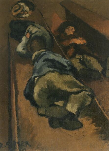 Raphael Soyer, ‘Along the Tracks’, ca. 1934