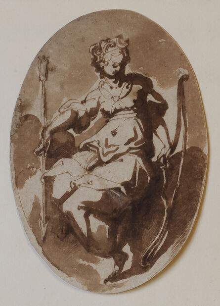 Jacopo Zucchi, ‘Diana the Huntress.’, ca. 1560