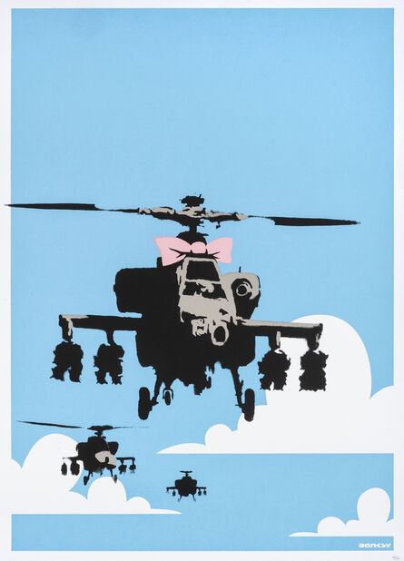 Banksy, ‘Happy Choppers’, 2003