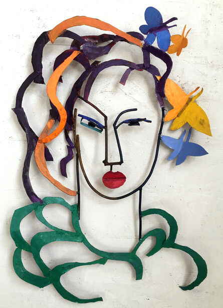 Willy Ramos, ‘Mujer Con Mariposas’, contemporary