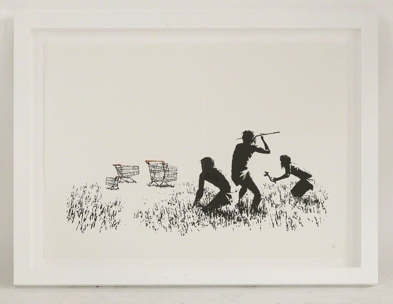 Banksy, ‘Trolleys’, 2007, Print, Screenprint in colours, Sworders