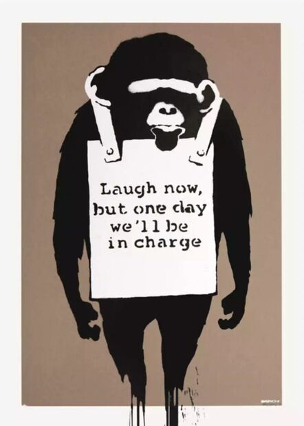 Banksy, ‘ Laugh Now (Signed)’, 2004