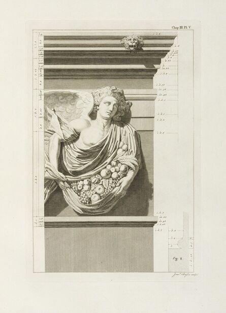 James Stuart, ‘The external mouldings of the Tower of the Winds’, 1762