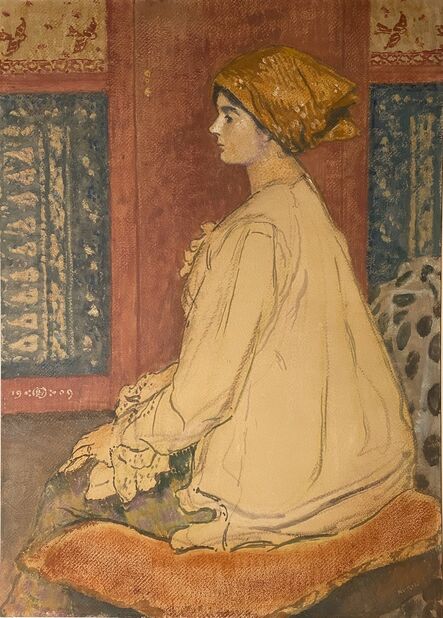 Georges Lemmen, ‘Portrait de Madame Dumont Wilden’, 1909
