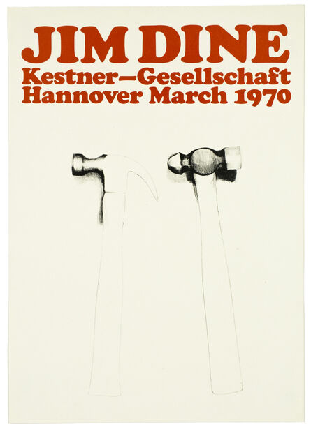 Jim Dine, ‘Kestner Gesellschaft 1970 (Hammers 1970)’, 1970