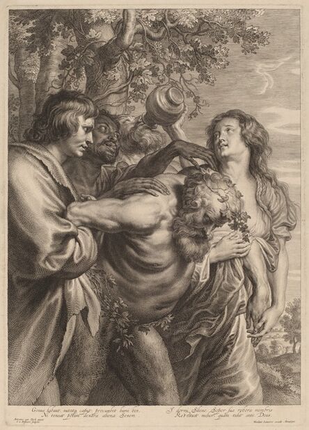 Schelte Adams Bolswert after Sir Anthony van Dyck, ‘Drunken Silenus’