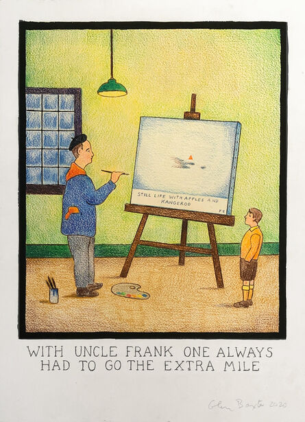 Glen Baxter, ‘With Uncle Frank one always...’, 2020