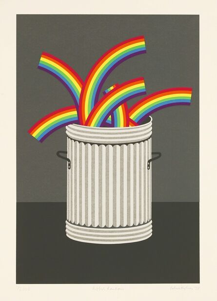 Patrick Hughes, ‘Rubbish Rainbows’, 1978