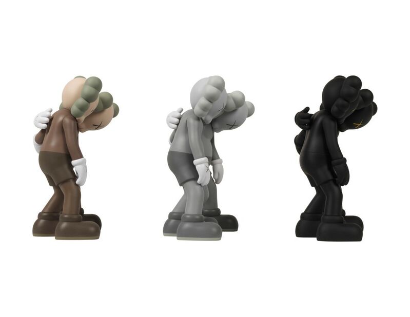 KAWS, ‘Along The Way (Set of Three)’, 2019, Sculpture, Painted vinyl cast resin, Hang-Up Gallery