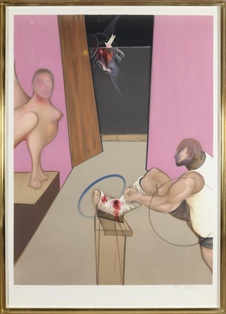 Francis Bacon, ‘Œdipe et le Sphinx d'après Ingres after Œdipus and the Sphinx after Ingres 1983’, 1984