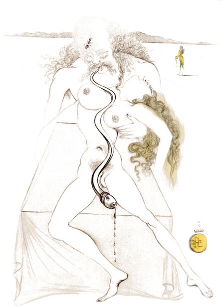 Salvador Dalí, ‘Casanova - Nude Couple, Large Serpent’, 1967