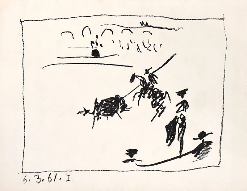 Pablo Picasso, ‘La Pique’, 1961, Print, Original lithograph in black ink, michael lisi / contemporary art