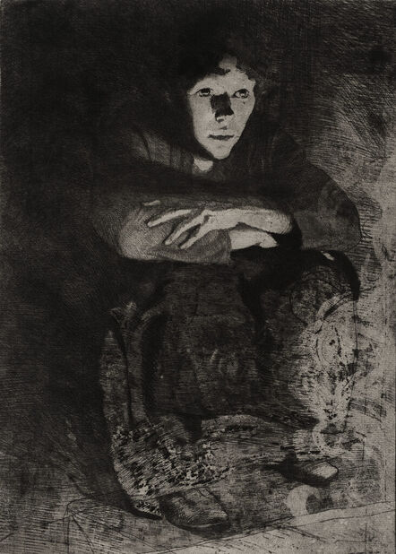 Albert Besnard, ‘In the Ashes (Dans Les Cendres)’, 1887