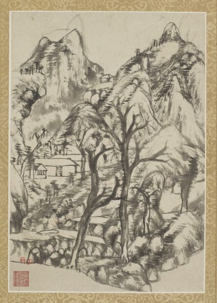 Bada Shanren (Zhu Da) 八大山人 (朱耷), ‘Combined Album of Painting and Calligraphy’, Qing dynasty-ca. 1693 and 1696