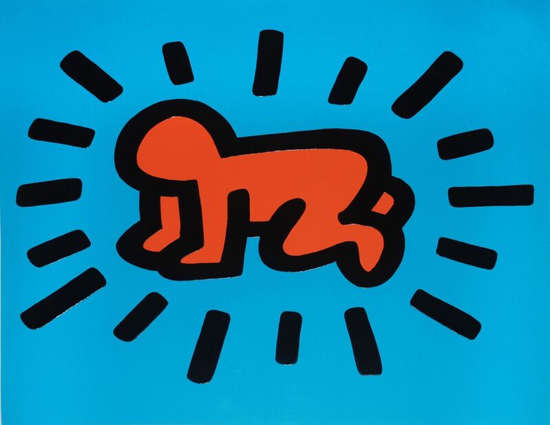 Keith Haring, ‘Untitled (from the Icons series), Radiant Baby’, 1990, Print, Silkscreen Print on Paper, Gallery Red