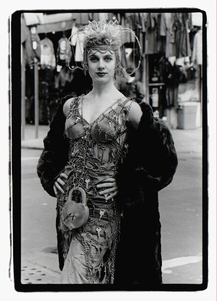 Amy Arbus, ‘On the Street, Key Dress, Liz Prince, Orchard Street, NYC, 1989’, 1989