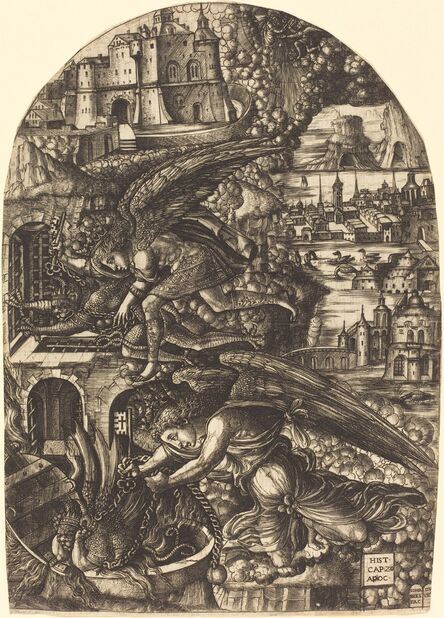 Jean Duvet, ‘Satan Bound for a Thousand Years’, 1546/1556