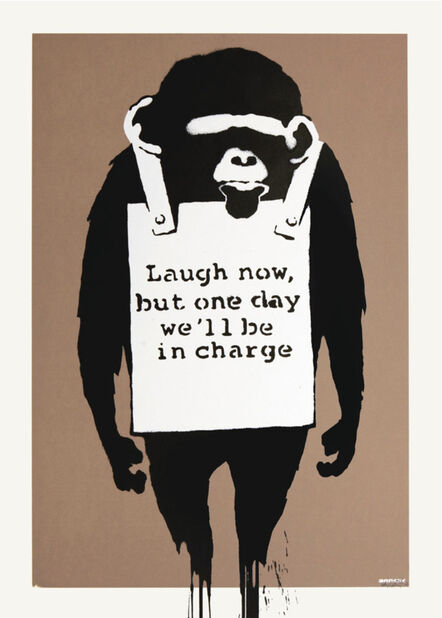Banksy, ‘Laugh Now Signed ’, 2003