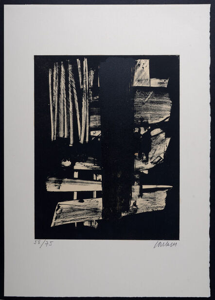 Pierre Soulages, ‘ Lithographie N°9 ’, 1959