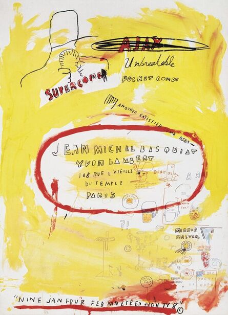 Jean-Michel Basquiat, ‘Supercom’, 1988/2021