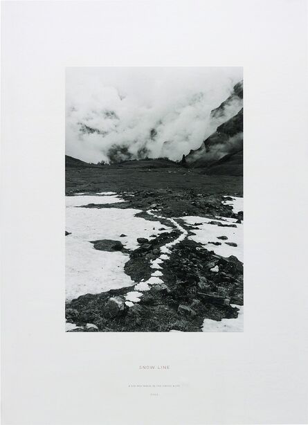 Richard Long, ‘Snow Line (A Six Day Walk in the Swiss Alps)’, 2002