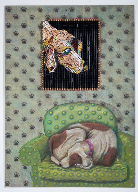 Federico Uribe, ‘Dog's Painting’, 2017