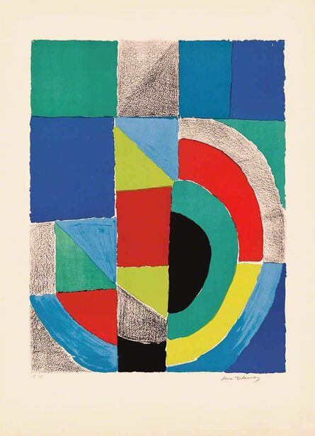 Sonia Delaunay, ‘Composition (Carre Rouge)’, ca. 1970
