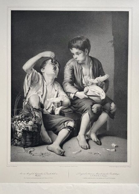 Bartolomé Esteban Murillo, ‘Enfants mangeant des raisins et du melon (Children Eating Grapes And Melon)’, ca. 1840