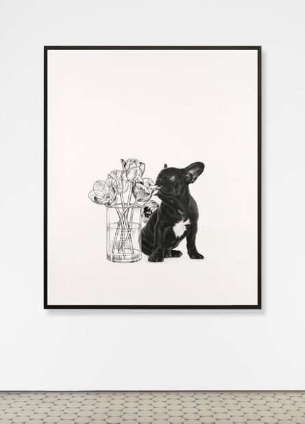 Karl Haendel, ‘Pup and Flowers 2’, 2022