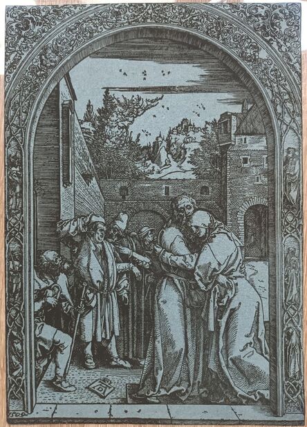 Albrecht Dürer, ‘Joachim and St Anne meet at the Golden Gate,’, 1504