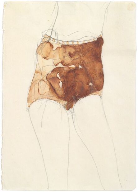 Joseph Beuys, ‘Mädchen (Hasenblut)’, 1957