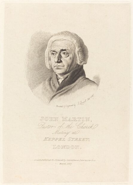 John Linnell, ‘John Martin’, 1817