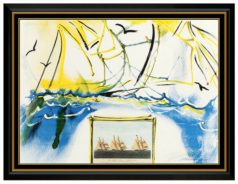 Salvador Dalí, ‘American Yachting Scene’, 1971, Print, Color Lithograph, Original Art Broker