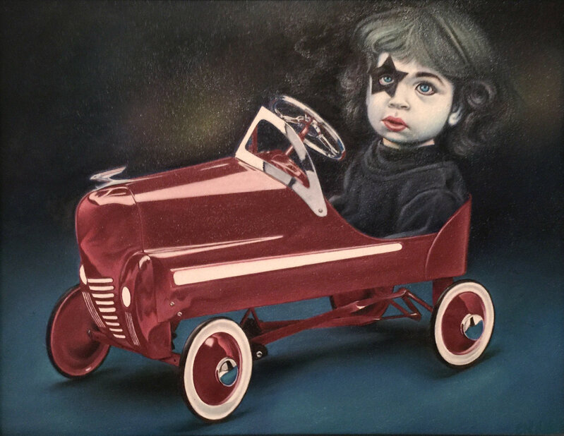 Ron English, ‘Kiss Kid in Kar (Paul)’, 2000, Painting, Oil on canvas, Jonathan LeVine Projects