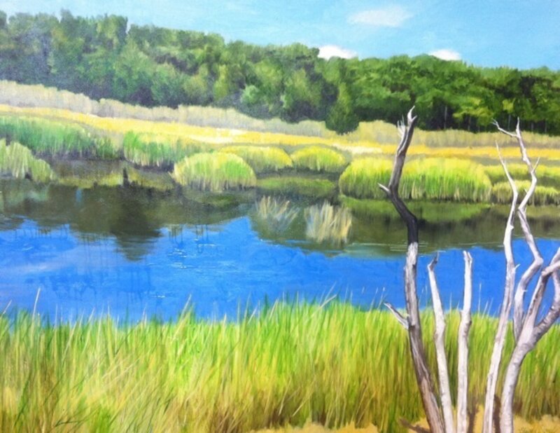 Ellen Sinel, ‘Mill Pond II’, 2014, Painting, Oil on Canvas, Zenith Gallery