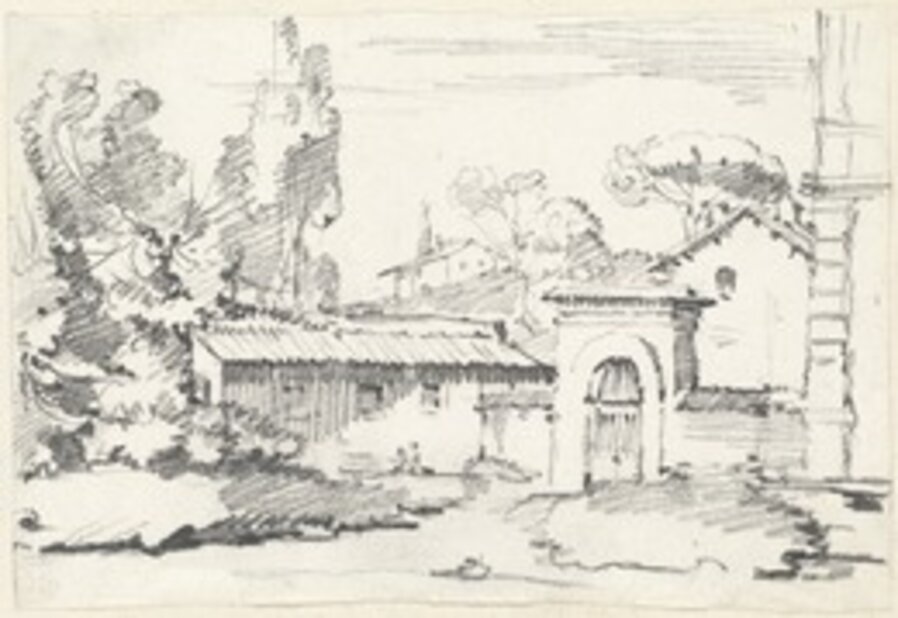 Entrance to the Gardens of the Villa Giulia