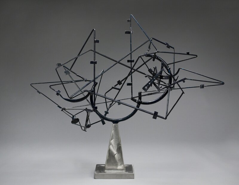 David Smith (1906-1965), ‘Star Cage’, 1950, Sculpture, Painted and brushed steel, Royal Academy of Arts