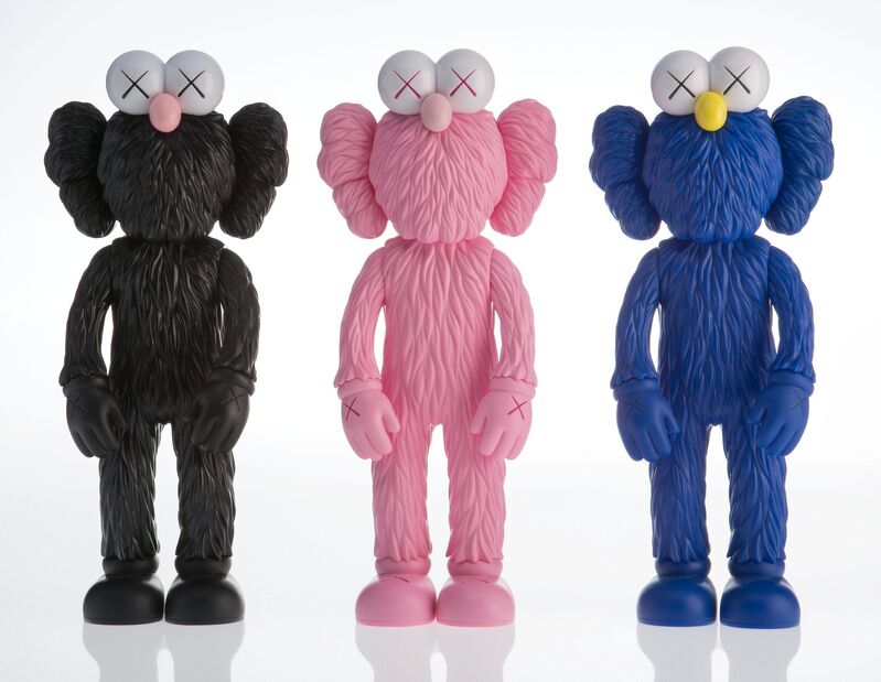 KAWS, ‘BFF Companion (three works)’, 2017, Sculpture, Painted cast vinyl, Heritage Auctions