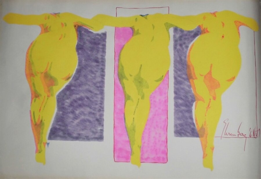 Three Yellow Women