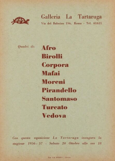Various Artists, ‘Group exhibit’, 1956