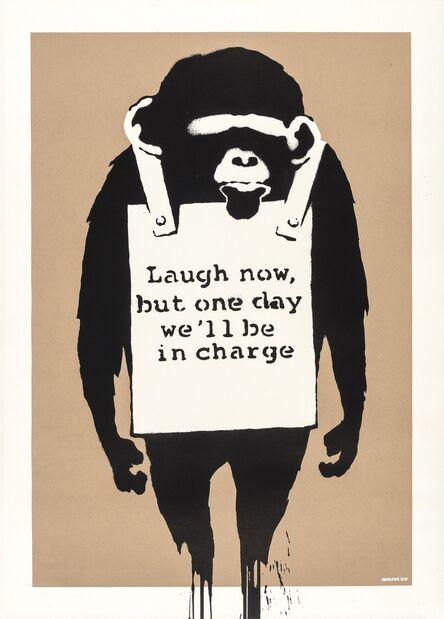 Banksy, ‘Laugh Now (DN)’, 2003