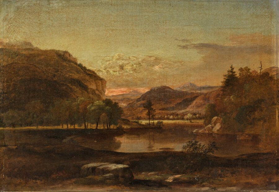 Mountain Landscape with Foreground Lake