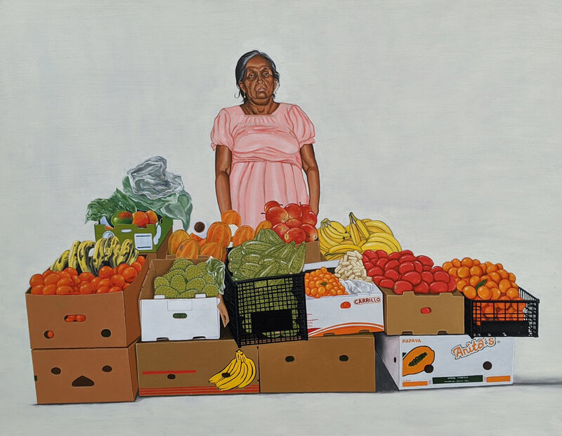 Javier Carrillo, ‘Anita’, 2020, Painting, Oil on canvas, Craig Krull Gallery