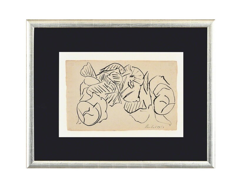 Reinhoud, ‘Composition’, 1963, Drawing, Collage or other Work on Paper, Ink on paper, Millon Belgium